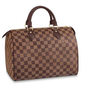 AUTHENTIC Louis Vuitton Speedy 30-Damier Ebene